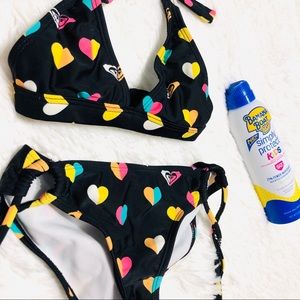 Roxy Multi-Color Hearts Bikini